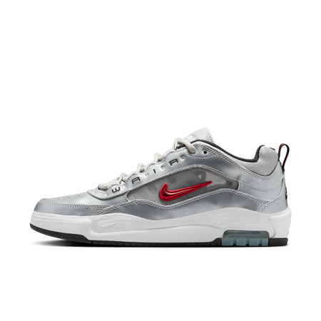 Buty NIKE SB AIR MAX ISHOD PRM Metallic Silver/Varsity Red @HF3062-001