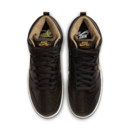 Buty NIKE SB Dunk Hi Og Qs /Black/Black Metallic Gold/Pawnshop @FJ0445-001