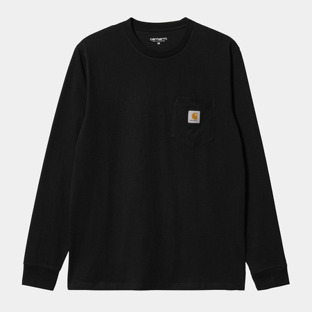LS CARHARTT WIP Pocket / Black @I030437-89XX