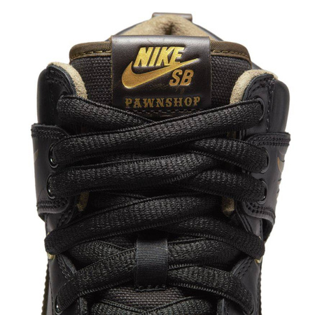 Buty NIKE SB Dunk Hi Og Qs /Black/Black Metallic Gold/Pawnshop @FJ0445-001