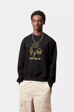 Bluza CARHARTT WIP Masterpiece Black/Fandoghi @I035199-33NXX