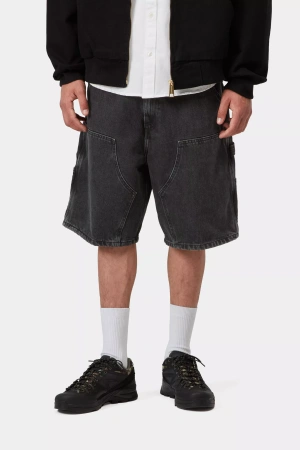 Szorty CARHARTT WIP Double Knee Black @I034867-8906