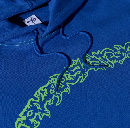 Bluza POLAR Contrast Dave Crude Logo / Egyptian Blue @PSC-SP26-28